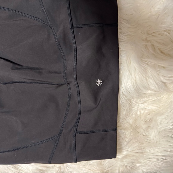 Athleta Sleek Black fleece lined Leggings - Picture 4 of 4